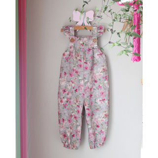CUSTOM Girls Overalls Short or Long Leg