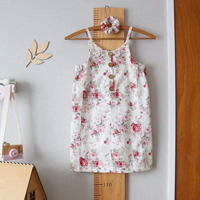 CUSTOM Button Pinafore