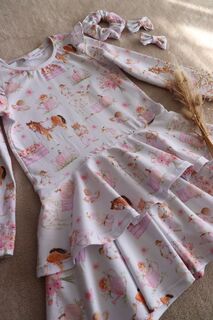 CUSTOM Double Twirl Dress Long Sleeves