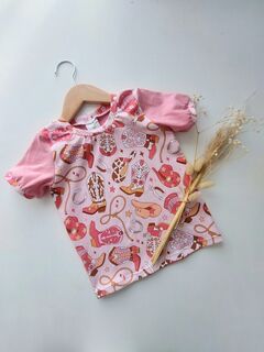 Cowgirl Ringer Tee Size 4