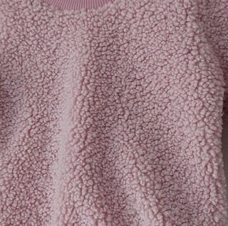 Pink Teddy Fleece (Bouclè look a like)