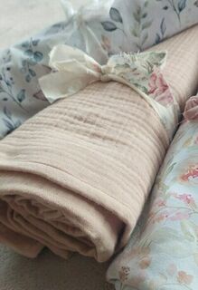 Blush Pink Muslin/Double Gauze